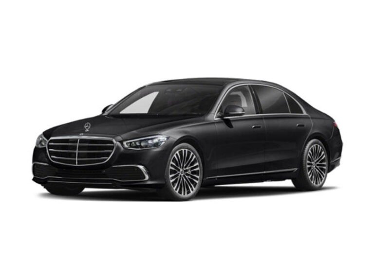 Black Mercedes-Benz S-Class executive sedan