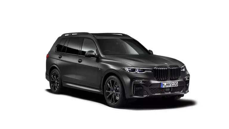 Black BMW X7 luxury SUV